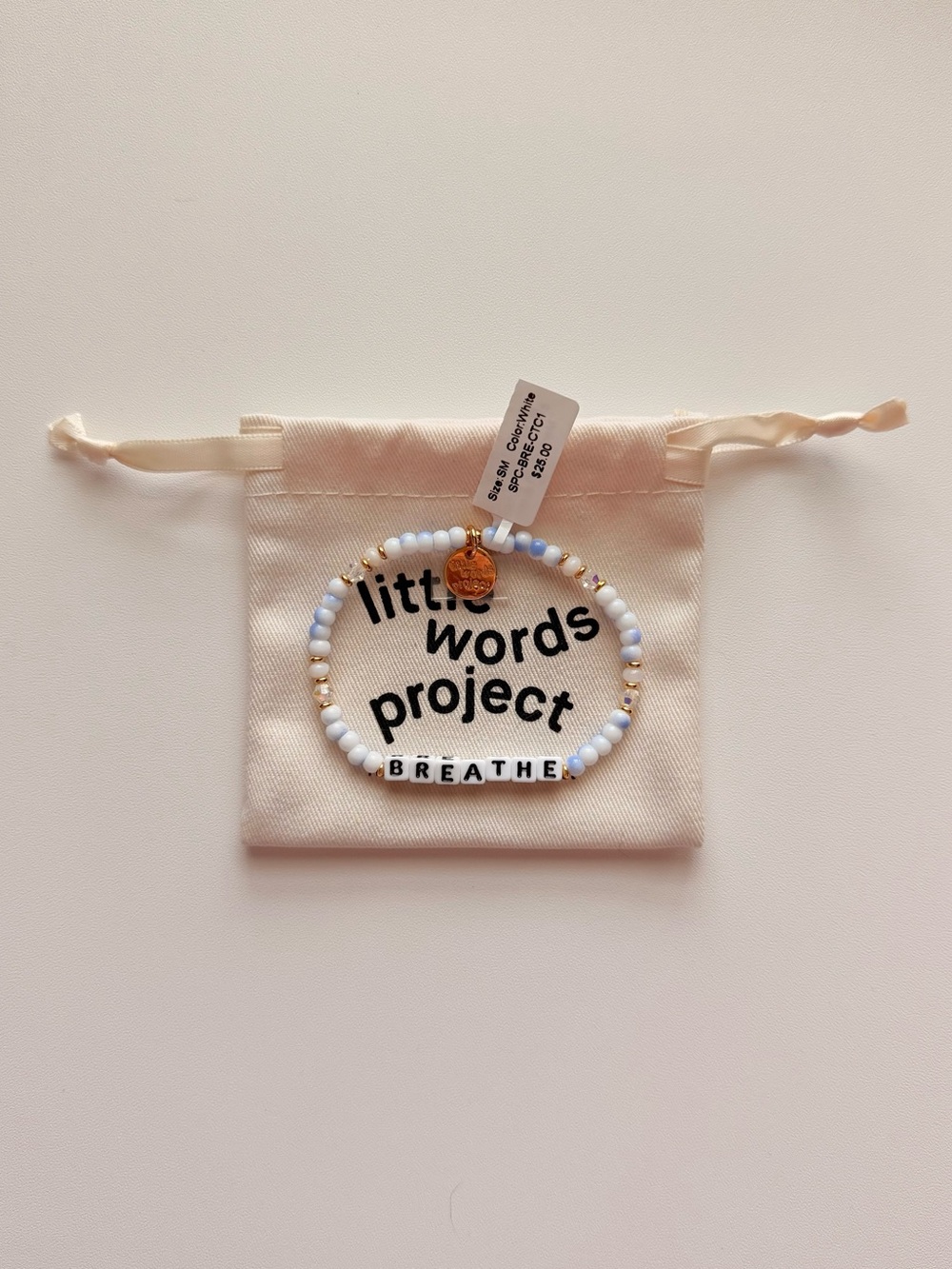 Little Words Project Bracelet- Breathe - S/M